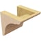 Ekena Millwork 5"W x 5"D x 5"H Wide Olympic Rough Cedar Woodgrain TimberThane Corbel, Primed Tan CORUR05X05X05OLYRCPR - alternate 4